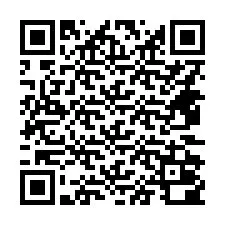 Código QR para número de teléfono +14472000082