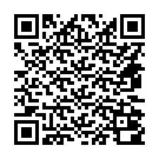 QR Code pour le numéro de téléphone +14472000084