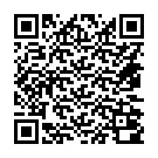 Código QR para número de telefone +14472000089