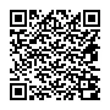 Código QR para número de teléfono +14472000090