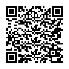 Código QR para número de teléfono +14472000094