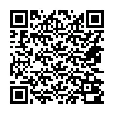 QR-код для номера телефона +14472000097