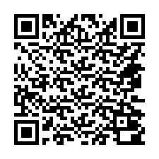 QR-koodi puhelinnumerolle +14472000258