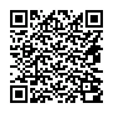 Kode QR untuk nomor Telepon +14472000290