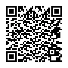 QR код за телефонен номер +14472000352