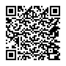 Código QR para número de teléfono +14472000365