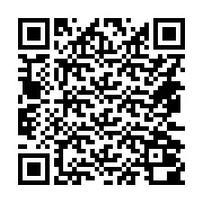 QR-код для номера телефона +14472000369