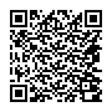 QR-код для номера телефона +14472000374