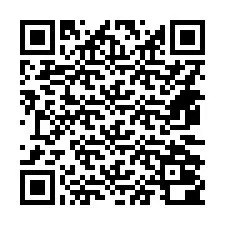 QR-code voor telefoonnummer +14472000385