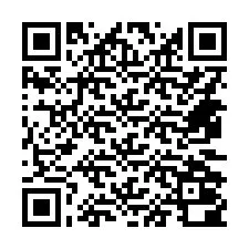 QR Code pour le numéro de téléphone +14472000387