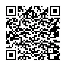 QR Code pour le numéro de téléphone +14472000388