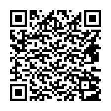 QR Code pour le numéro de téléphone +14472003602