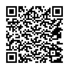 QR-code voor telefoonnummer +14472003603