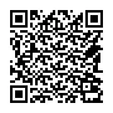 Código QR para número de teléfono +14582031343