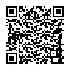 Código QR para número de teléfono +14588880894