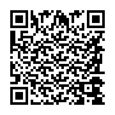 QR-code voor telefoonnummer +14680046