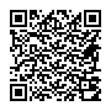 Código QR para número de telefone +14697010087