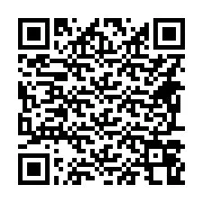 Codice QR per il numero di telefono +14697068466