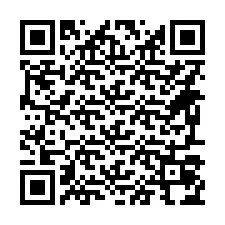 QR-koodi puhelinnumerolle +14697074011