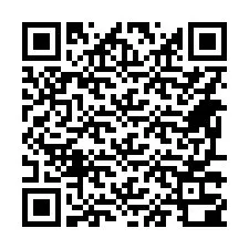 QR-koodi puhelinnumerolle +14697300357