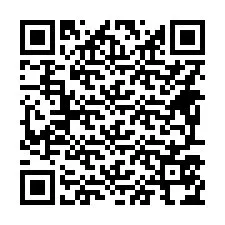 Codice QR per il numero di telefono +14697574122