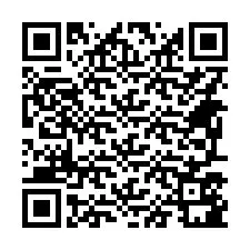 Código QR para número de telefone +14697581133