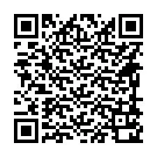 QR-code voor telefoonnummer +14698120014