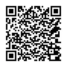 Kode QR untuk nomor Telepon +14702000001