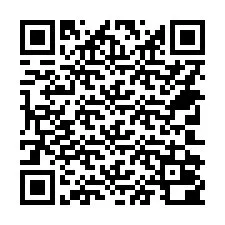 QR kód a telefonszámhoz +14702000010