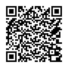 Kod QR dla numeru telefonu +14702000013