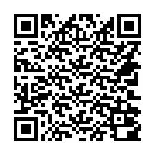 QR Code pour le numéro de téléphone +14702000018