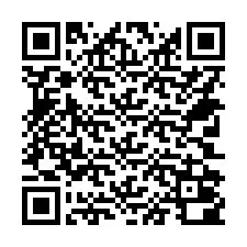 Kode QR untuk nomor Telepon +14702000020