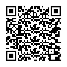 QR Code pour le numéro de téléphone +14702000022