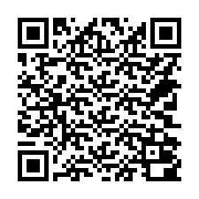 Codice QR per il numero di telefono +14702000031