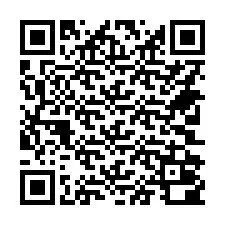 QR Code สำหรับหมายเลขโทรศัพท์ +14702000032