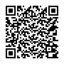 Código QR para número de teléfono +14702000040