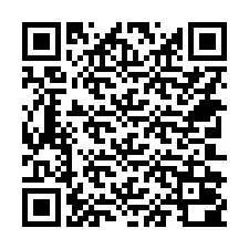 QR Code pour le numéro de téléphone +14702000044