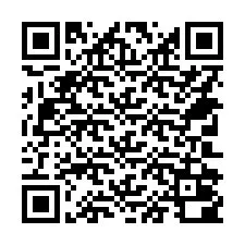 QR-код для номера телефона +14702000050