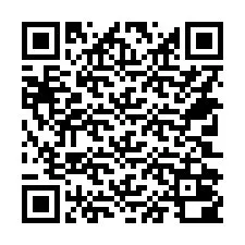 Código QR para número de teléfono +14702000060