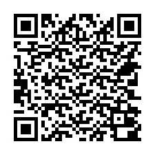 Código QR para número de teléfono +14702000064