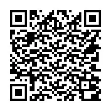 QR Code pour le numéro de téléphone +14702000084