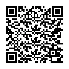 QR код за телефонен номер +14702000094