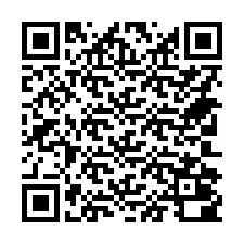 QR-код для номера телефона +14702000116