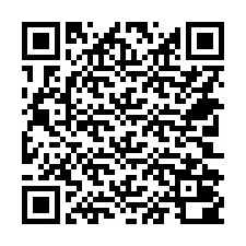 QR-code voor telefoonnummer +14702000124