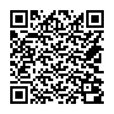 Código QR para número de teléfono +14702000137