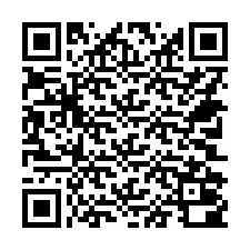 QR код за телефонен номер +14702000138