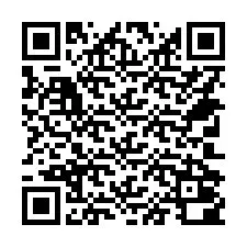 QR Code pour le numéro de téléphone +14702000210