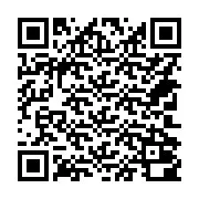 QR-код для номера телефона +14702000215