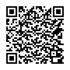 Código QR para número de teléfono +14702000262