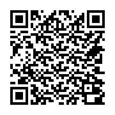 Codice QR per il numero di telefono +14702000286